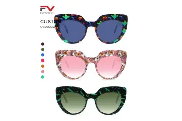 BY 58052 Trendy UV400 Square Sunglasses