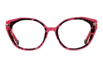 XL6003 Acetate Cat-Eye With Geometric Metal Temples Frames