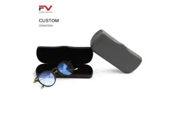 PU Metal Hard Eyeglasses Case