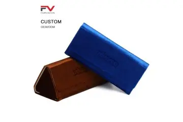 Handmade Foldable PU Eyeglasses Case