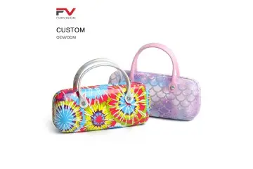 Colorful Hard Shell Eyeglasses Case With Handle