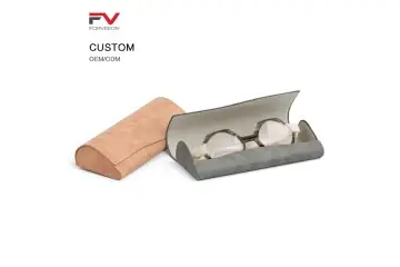 Handmade PU Leather Eyeglass Case