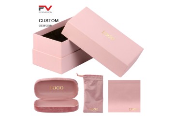 Hard Shell Eyeglasses Case Set