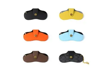 Soft PU Leather Eyeglasses Pouch