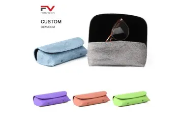 Soft PU Leather Eyeglasses Case