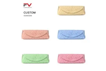 Portable PU Leather Soft Eyeglasses Case