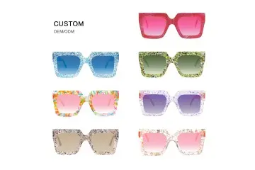 BC58034 Bold Square Sunglasses