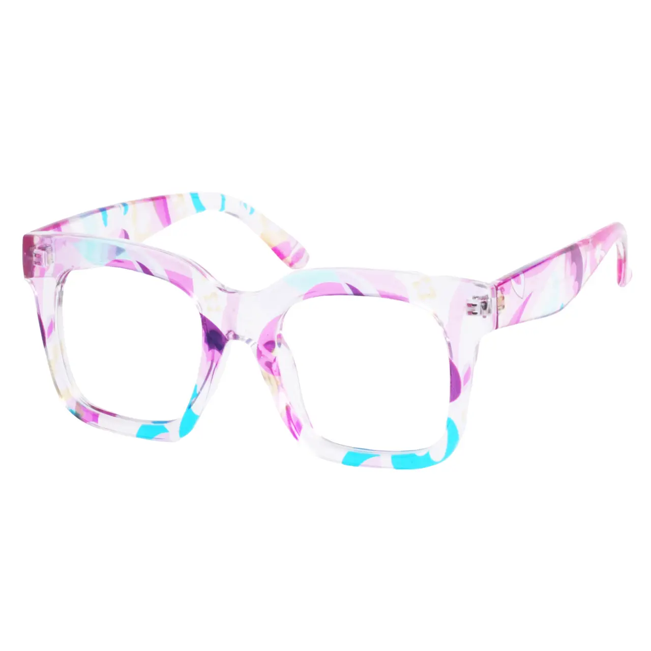 MC139 TR90 Square Eyeglasses Frame (6)